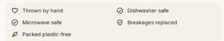 Highlights on a product page