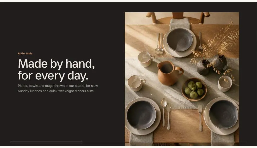 The Scroll story section